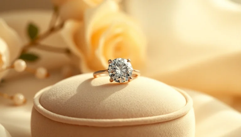 Admire this exquisite 2 carat engagement ring featuring a dazzling diamond set in a timeless gold band.