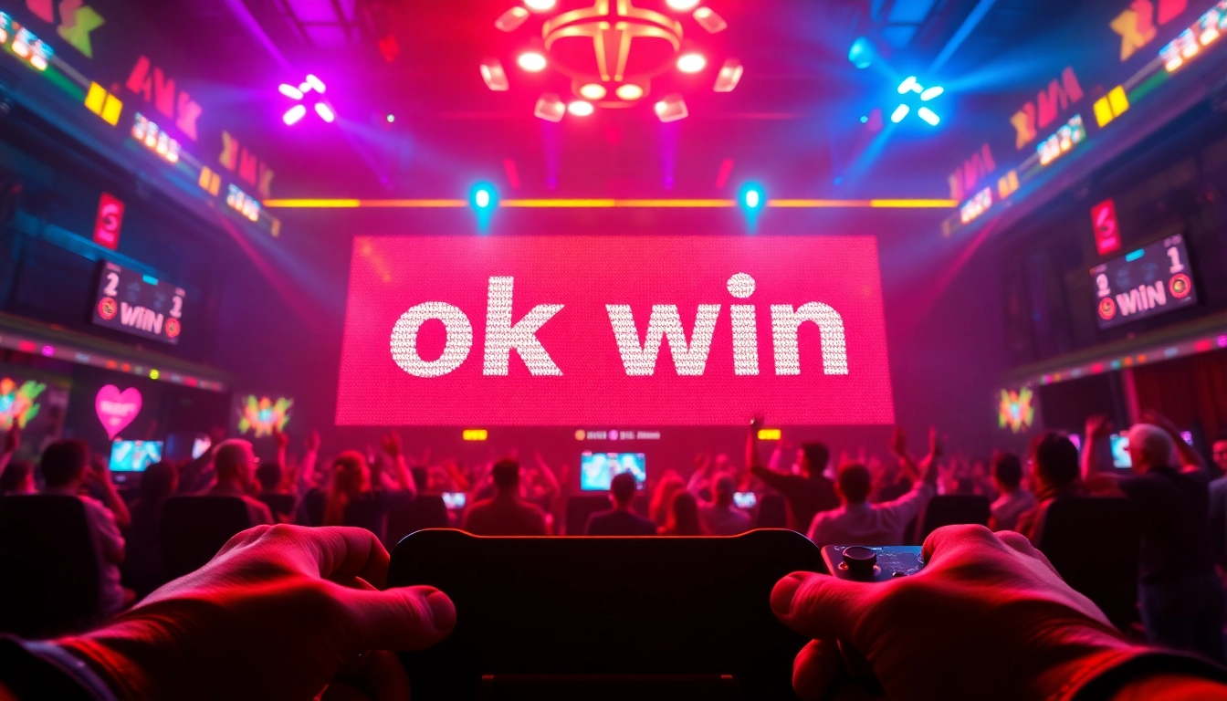 Celebrate your ok win with an engaging gaming experience highlighted by digital scores and vibrant atmosphere.