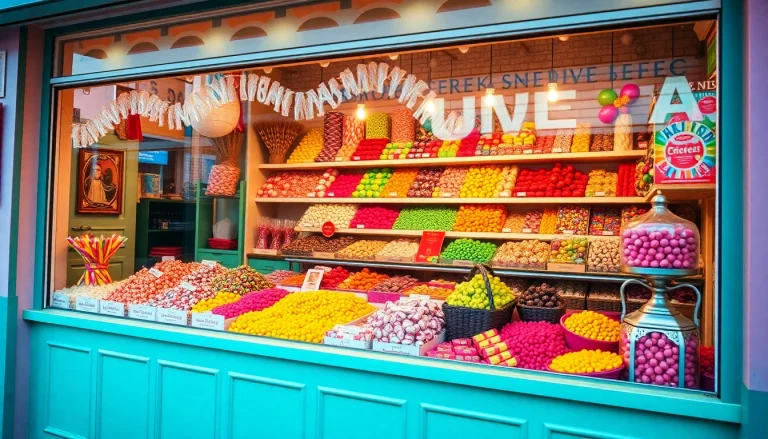 Find delightful treats at our candy store near me with a vibrant selection of candies and nostalgic decor.