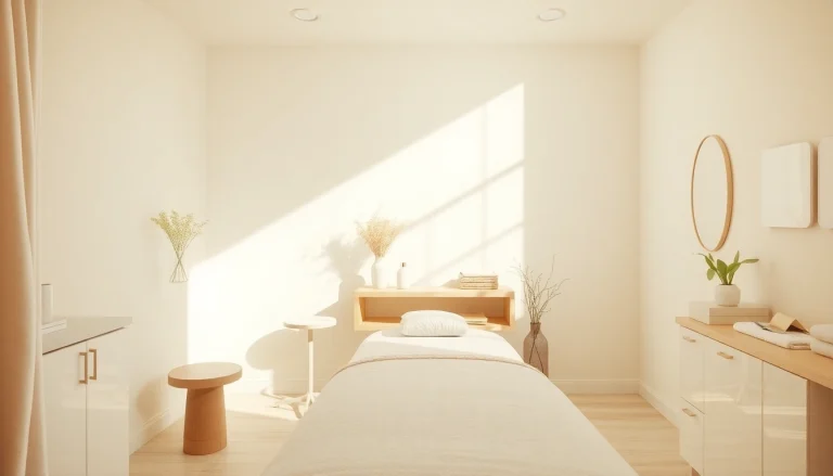 Experience Faltenbehandlung Zürich in a calming beauty treatment room with soft lighting and elegant decor.