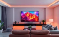 Enhance your entertainment with abonnement iptv showcasing vibrant streaming options on a modern living room TV.