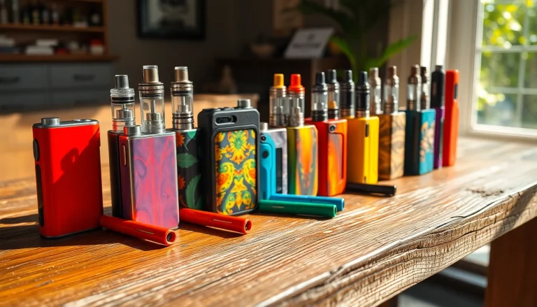 Showcasing diverse dummy vapes price options with eye-catching designs and colors for vape enthusiasts.