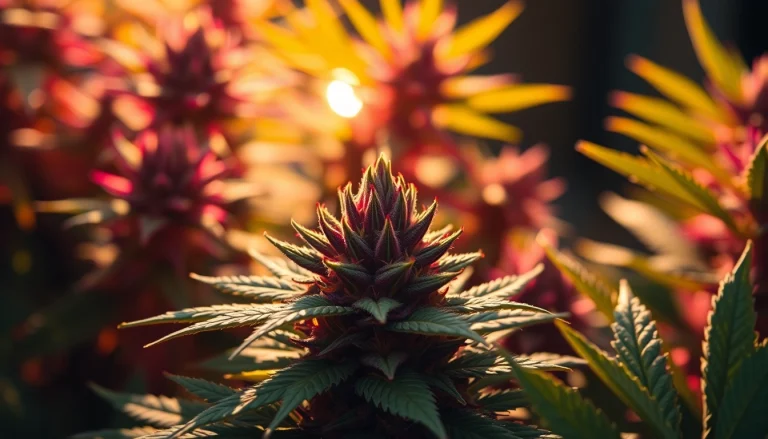 Showcase feminized seeds and famous strains like Amnesia Haze with lush greenery and bright colors.
