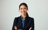 Capture of corporate headshots showcasing professionalism with diverse expressions in business attire.