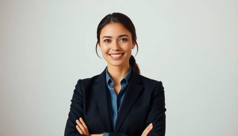 Capture of corporate headshots showcasing professionalism with diverse expressions in business attire.