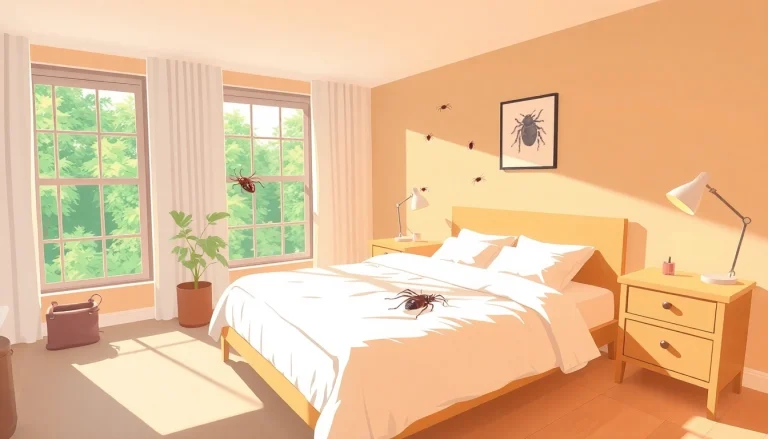 Effectively executing Bed Bug Control in a clean and clutter-free bedroom environment.