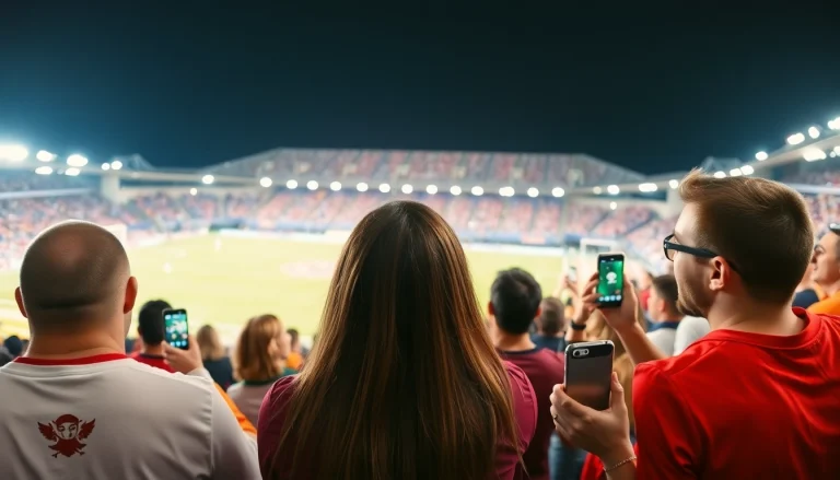 Experience live เว็บดูบอล action with mobile streaming in vibrant sports settings.