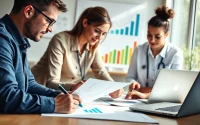 Optimizing marketing für pflegedienste through team collaboration in a professional setting.