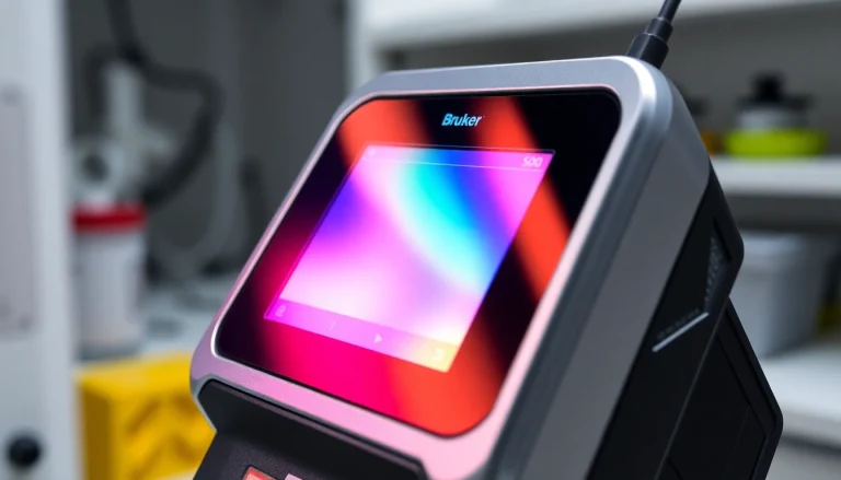 Analyze samples efficiently with the Bruker EOS 500 Handheld LIBS Analyzer known for its precise measurements.