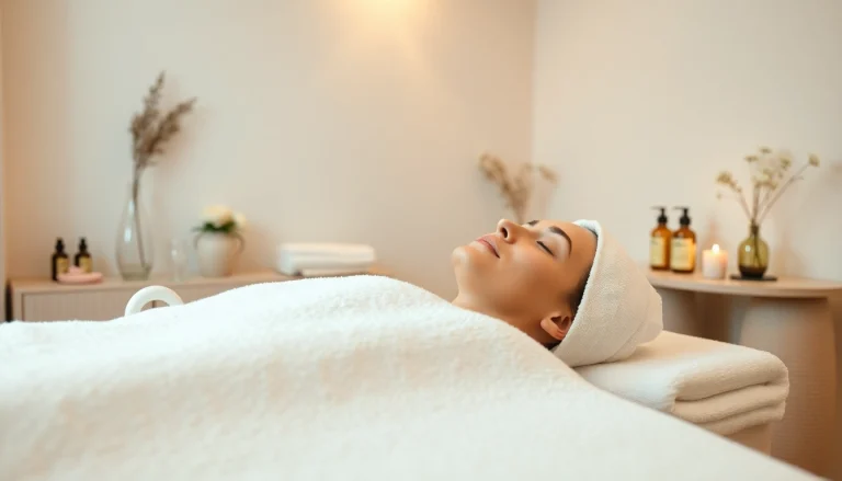 Experience rejuvenating facial treatments in a tranquil spa setting with essential oils and soft towels.