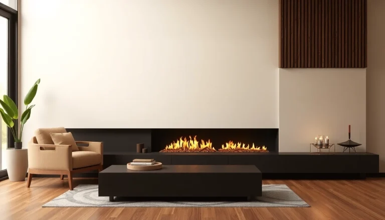 Experience the beauty of an automatic ethanol fireplace, offering clean flame technology for a cozy home atmosphere.