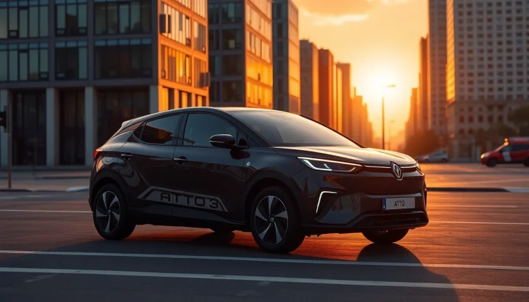 Drive the byd atto 3, a stylish electric vehicle with innovative features and sleek design.