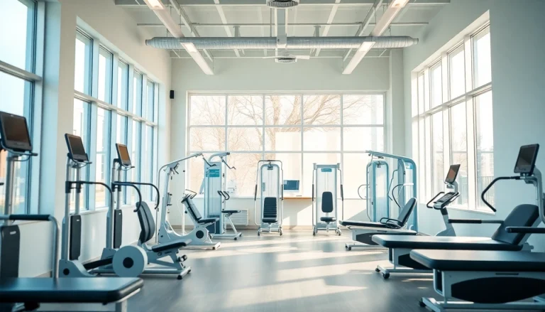 Showcase of rehabilitation equipment by a leading Rehabilitation Equipment Supplier in a modern therapy setting.