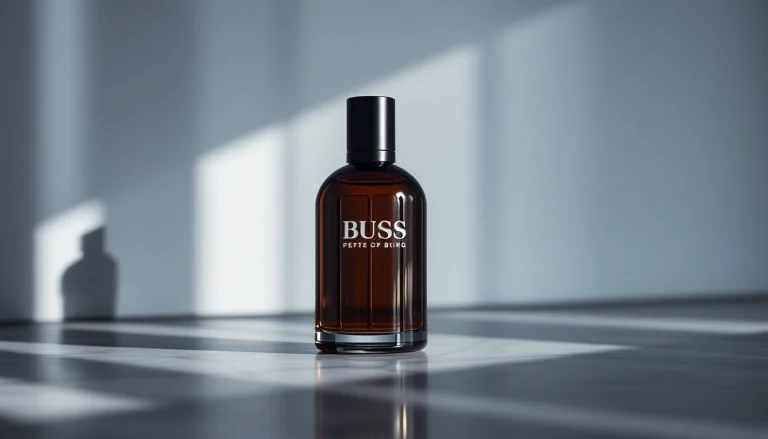 Enhance your fragrance collection with the exquisite Hugo Boss Perfume, showcasing its elegant design and luxurious essence.