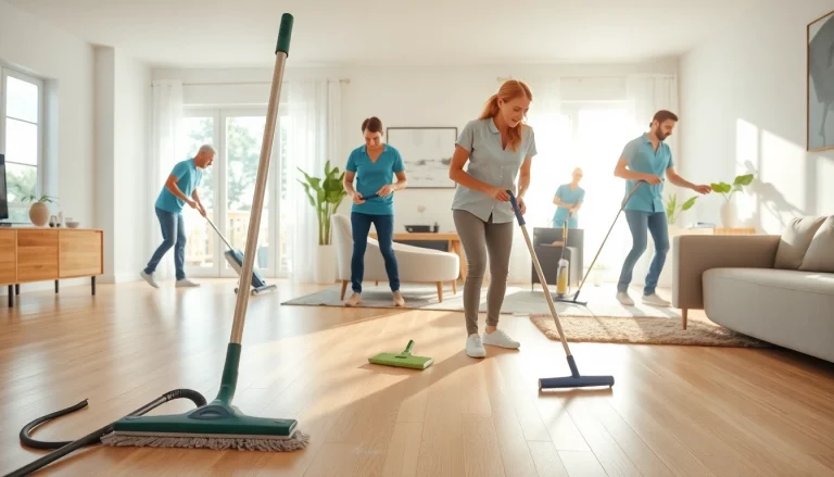 Team providing Move Out Cleaning Camarillo services in a radiant living room.
