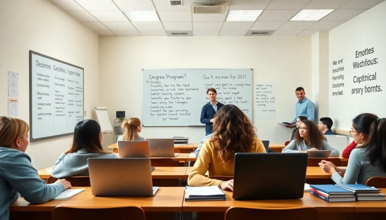 Explore degree for sale online in a professional education setting with engaging learning atmosphere.