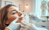 Patient receiving Botox-Zürich treatment from an expert specialist in a serene clinic setting.