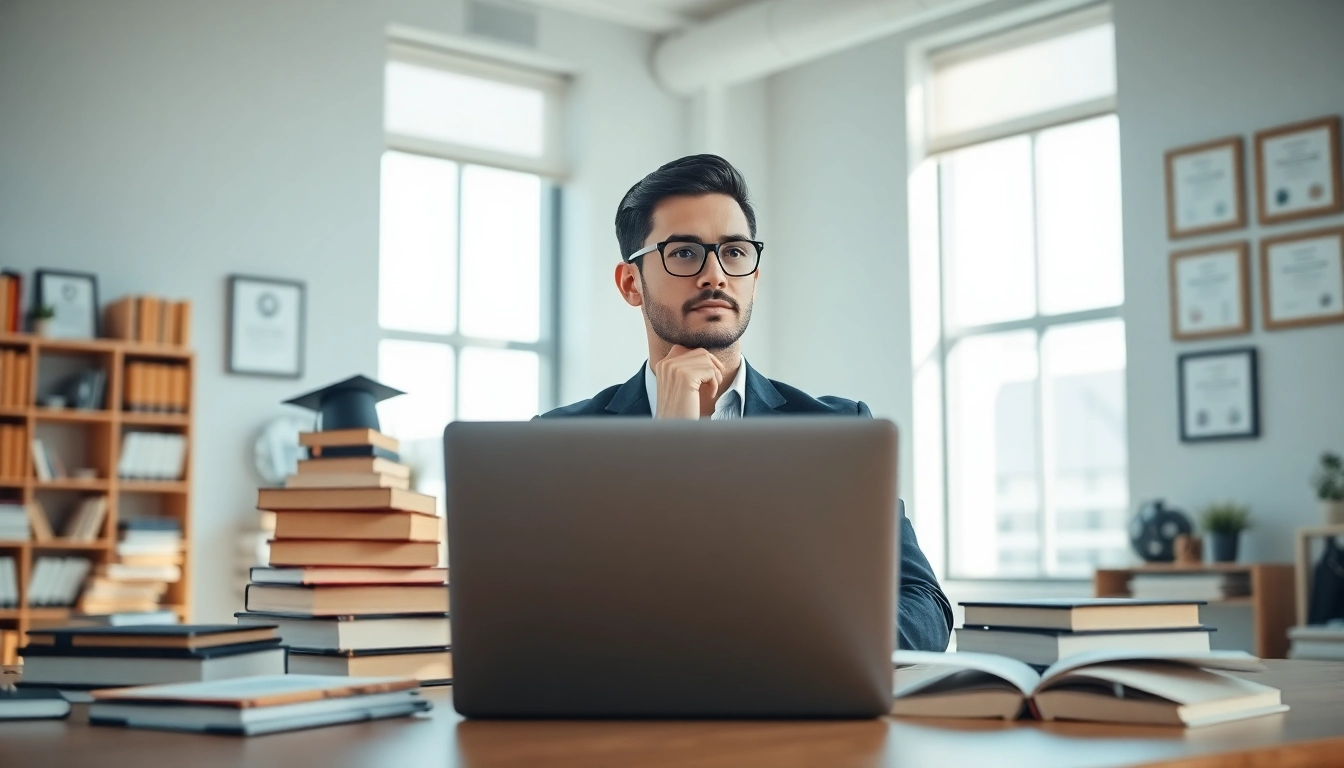 Learn how to buy MBA degree with a professional in a modern office setting.
