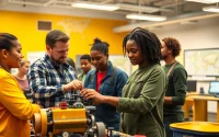 Students learning at a trade school in Knoxville, TN, showcasing hands-on training.