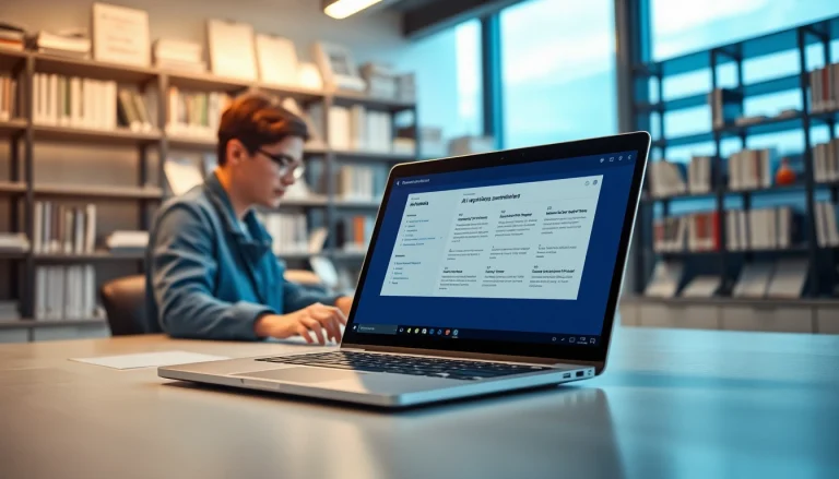 Generate AI summary of papers with a modern summarization tool in a research lab setting.