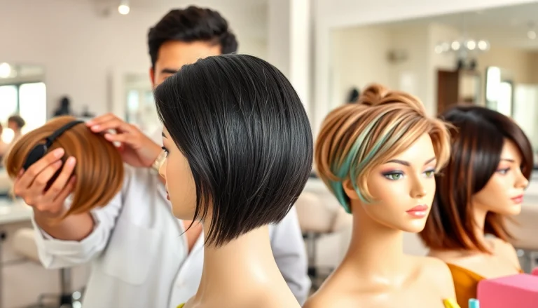Showcasing hairstyles for thin hair with stylish short cuts suitable for various occasions.