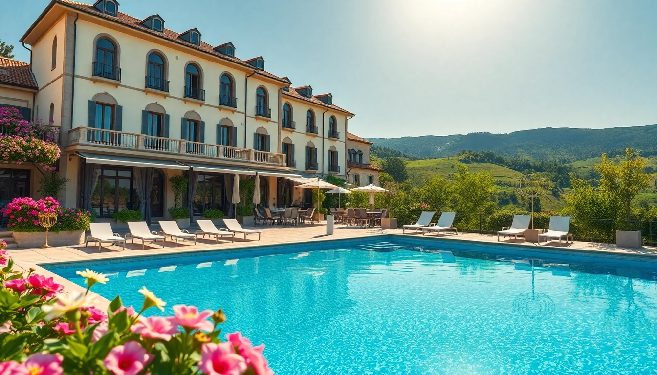 Experience the elegance of European Pesach hotels with stunning architecture and lush surroundings.