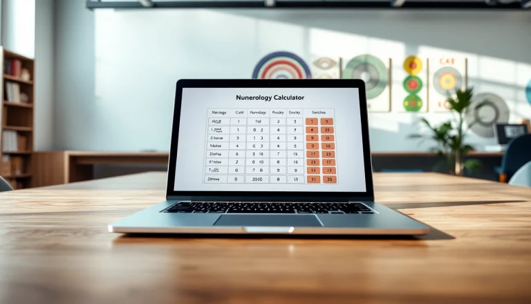 Utilize the numerology calculator to unveil personal insights with a modern interface.