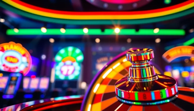 Watch Crazy Time live action on a colorful spinning wheel with exciting game elements.