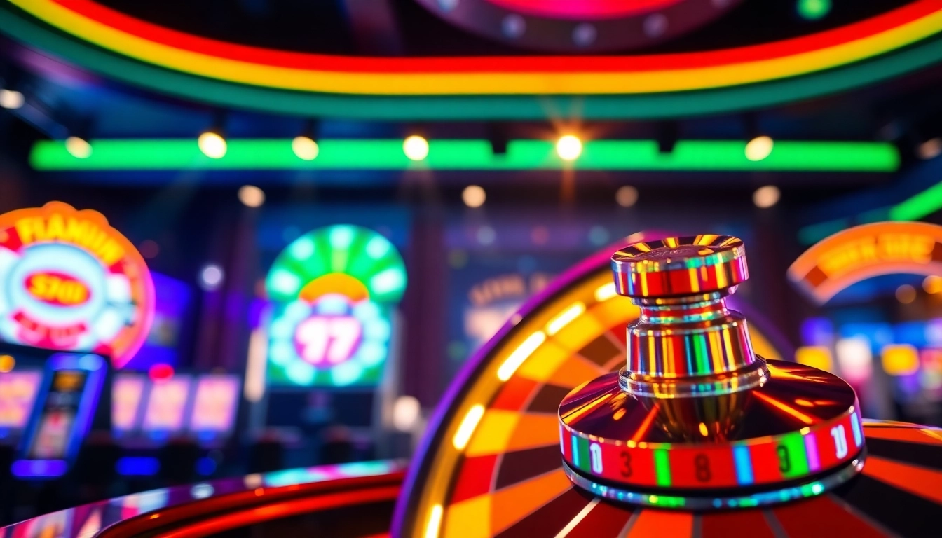 Watch Crazy Time live action on a colorful spinning wheel with exciting game elements.