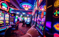 Experience the thrill of JILI Games with vibrant slot machines in a lively casino.