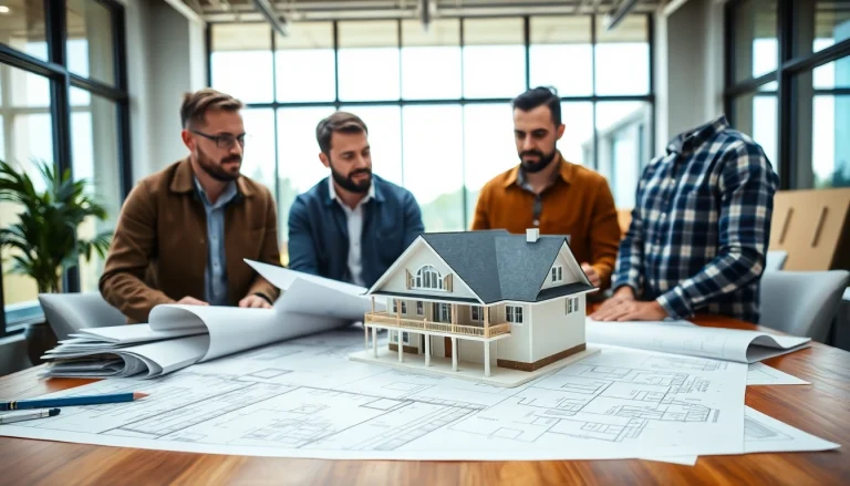 Learn about custom home builders near me through a professional consultation in a bright office.