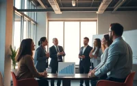 Engaging business management strategy session with a business coaching service