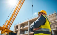 Mastering NVQ Level 4 Crane supervisor answers during a dynamic lift operation scene.