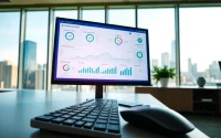 Analyze text with an AI checker tool showcasing innovative analytics and user-friendly design.