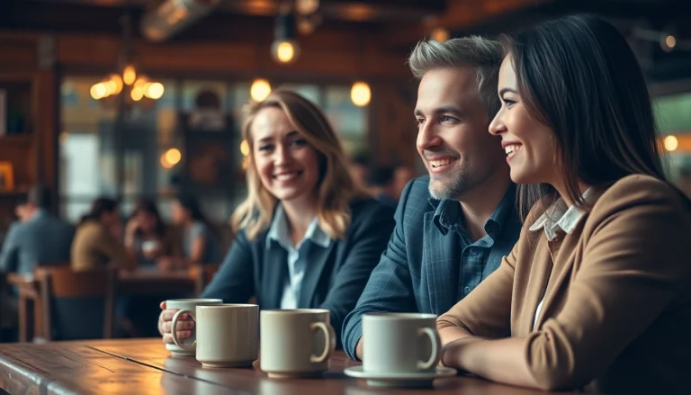 Couple discussing communication in relationships over coffee, showcasing connection and understanding.