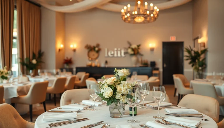 Celebrate special moments at le lieu, an elegantly designed event space with warm ambiance.