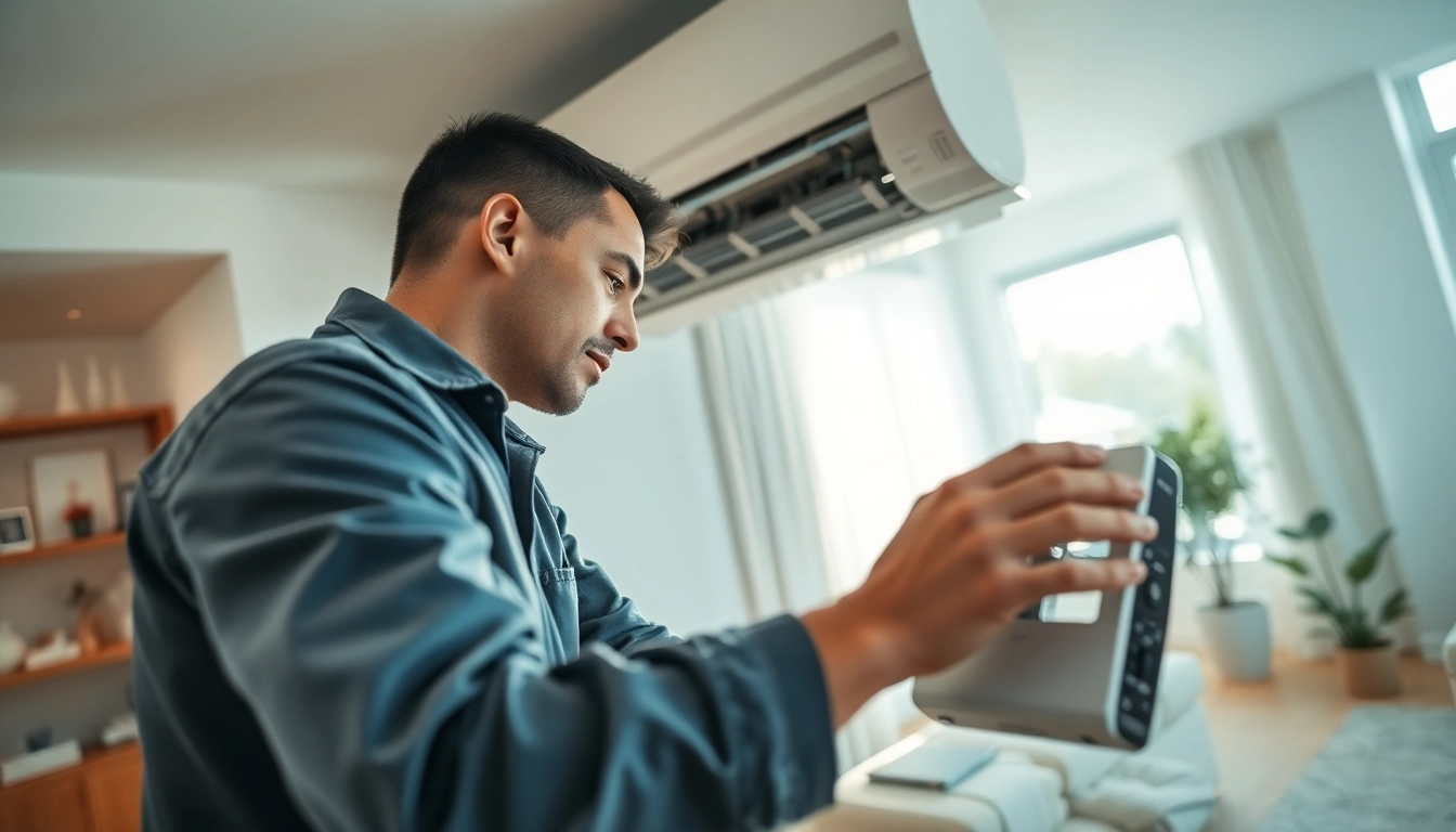 Ensure excellent AC repair in Phoenix AZ with our skilled technician servicing an HVAC unit.
