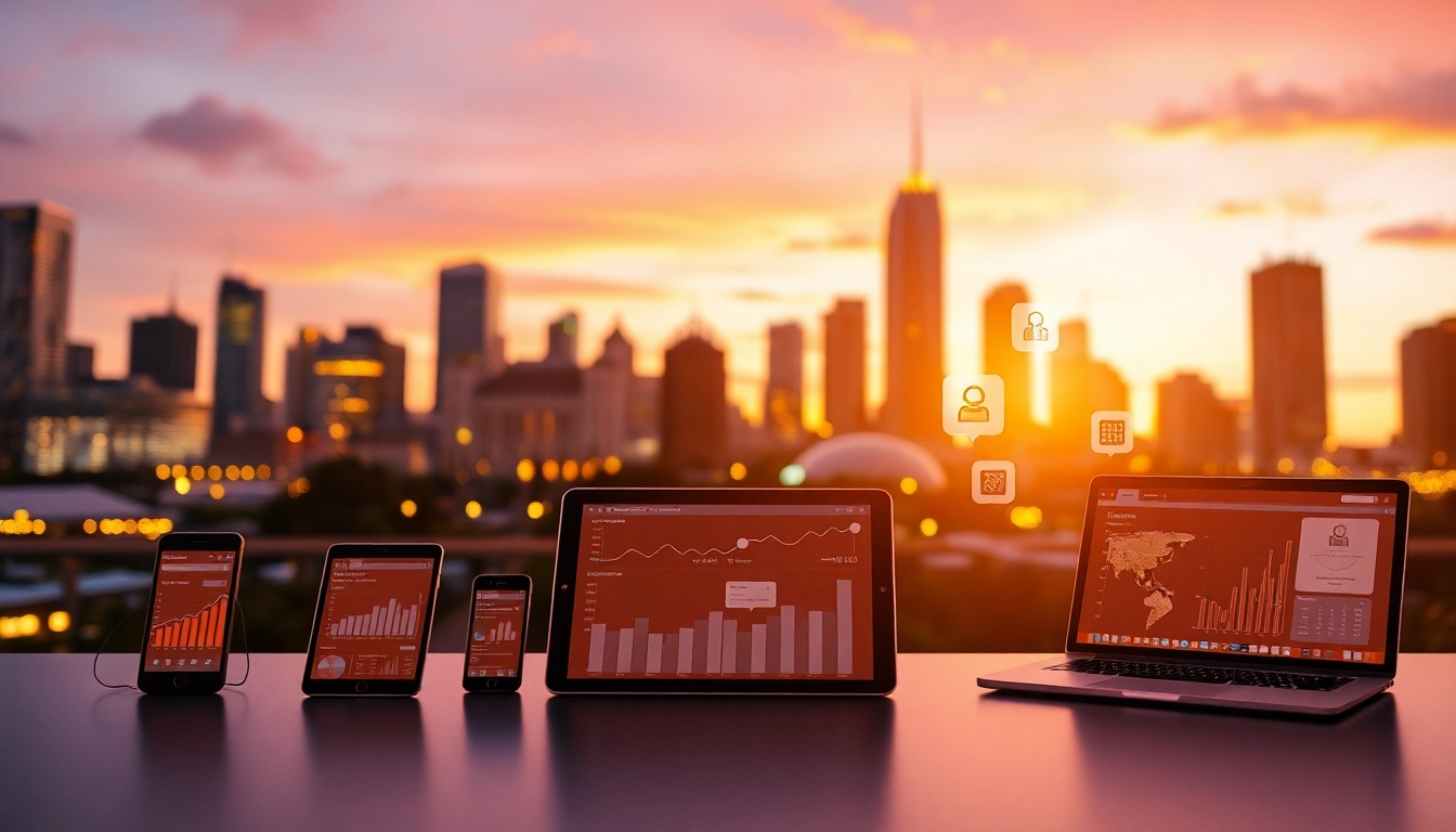 hostmix.ai showcases innovative cloud integration with modern devices in a digital landscape.