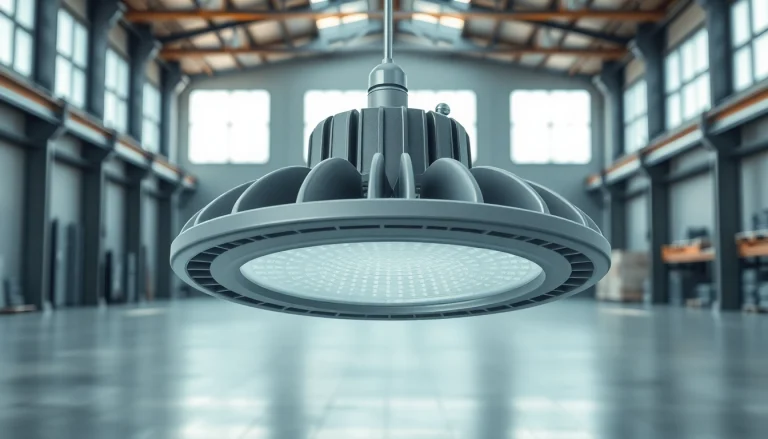 Vapor Proof Light fixture illuminating an industrial space with robust features.