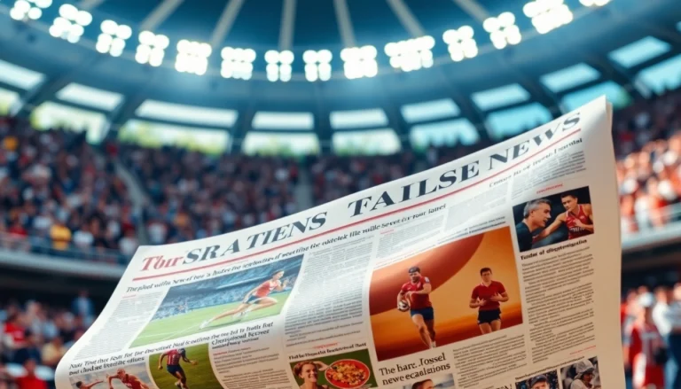 Engaging athlete newspaper showcasing thrilling sports articles and action-packed headlines.