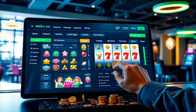 Mengakses link alternatif batman138 melalui antarmuka yang menarik dengan ikon slot game dan elemen yang dinamis.