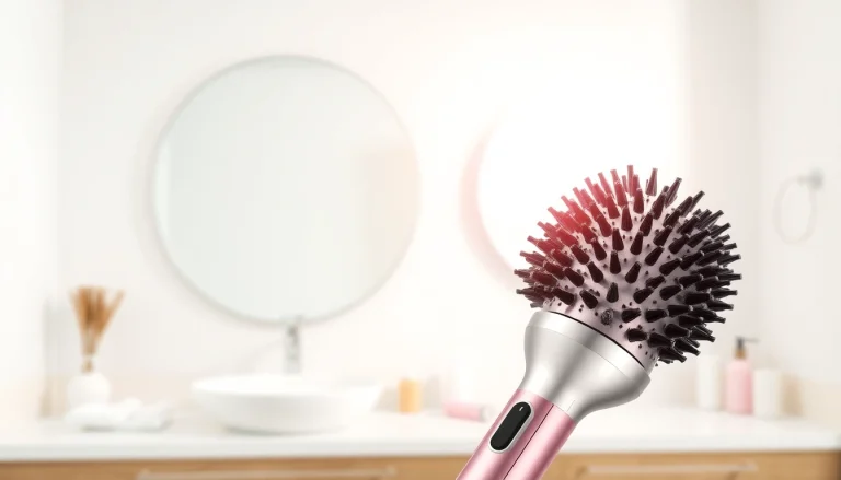 Styling with the Hair Dryer Brush 7 in 1 for smooth, frizz-free hair