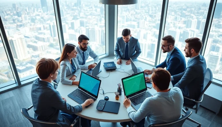 Markham IT Services professionals collaborating in a modern office environment.