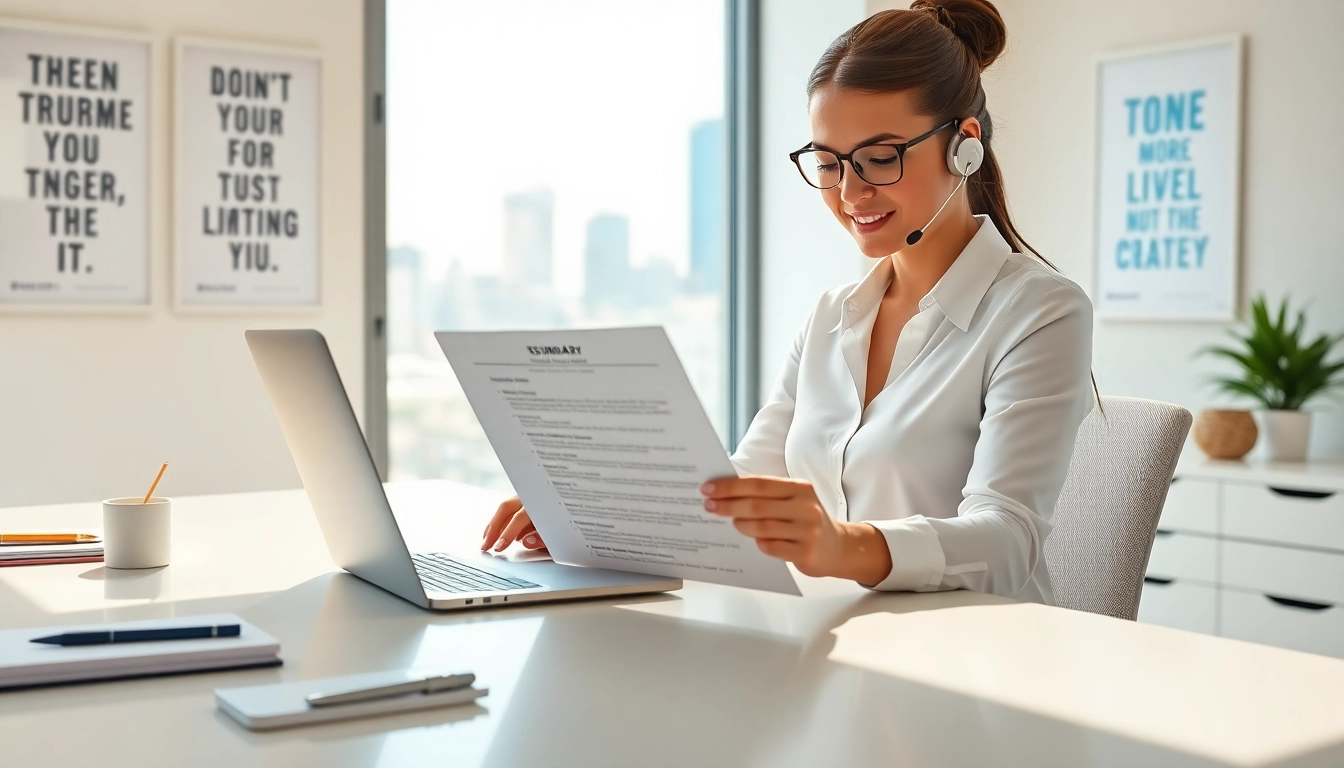 Craft an effective customer service resume summary showcasing a professional at work.